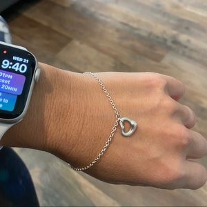 Tiffany & co Elsa Parietti open heart bracelet